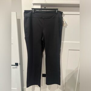Duluth Trading Co Black Wide Leg Pants